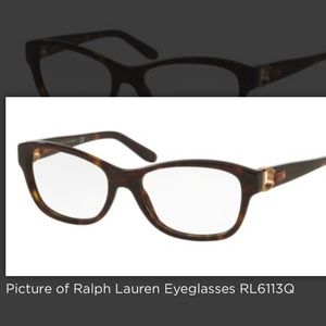 Ralph Lauren glasses - they are prescription but the frame is barely worn
